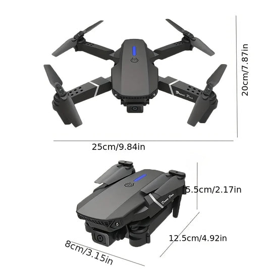 2024 E88Pro RC Drönare 4K Professionell Med 1080P Vidvinkel HD Kamera