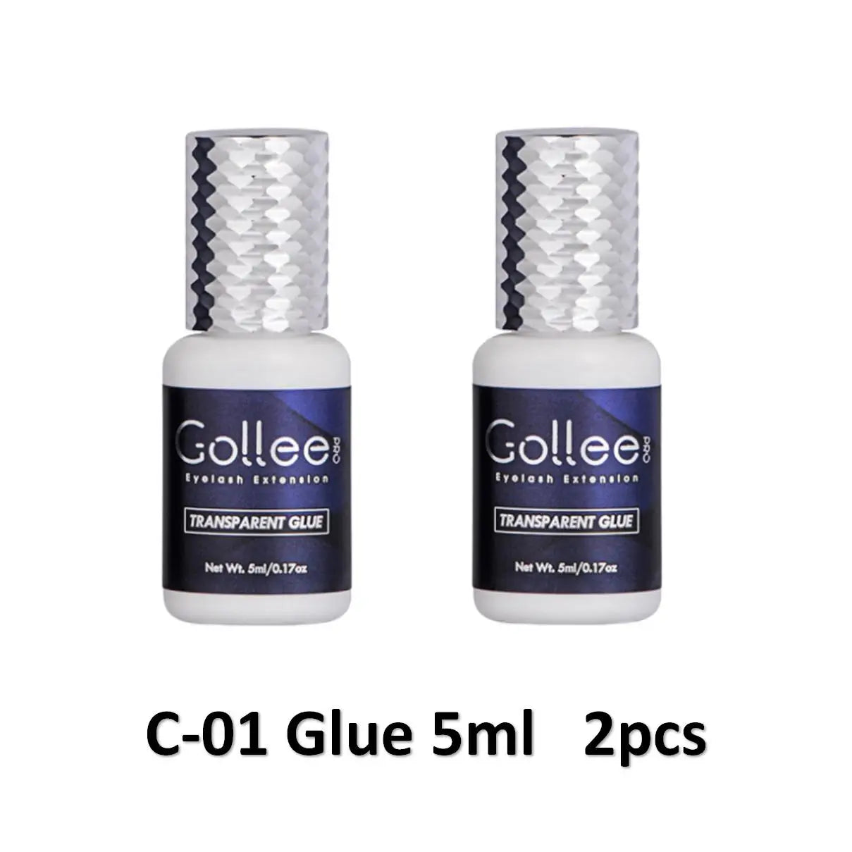 Gollee 5ml Eyelash Extension Glue 0.5 Second Fast Drying False Eye Lash Extension Glue Gollee Super Bonder Eyelash Glue Primer