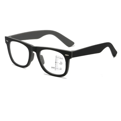 HD Lens Progressive Multifocal Reading Glasses Square Presbyopia Glasses Anti-blue Computer Glasses