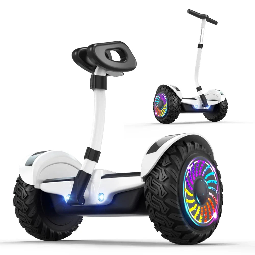 Portable 2-wheel hoverboard self-balancing electric scooter for car with handle