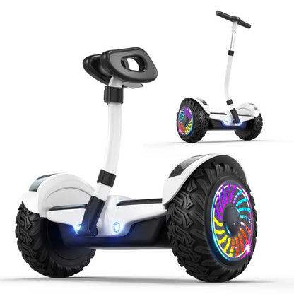 Portable 2-wheel hoverboard self-balancing electric scooter for car with handle