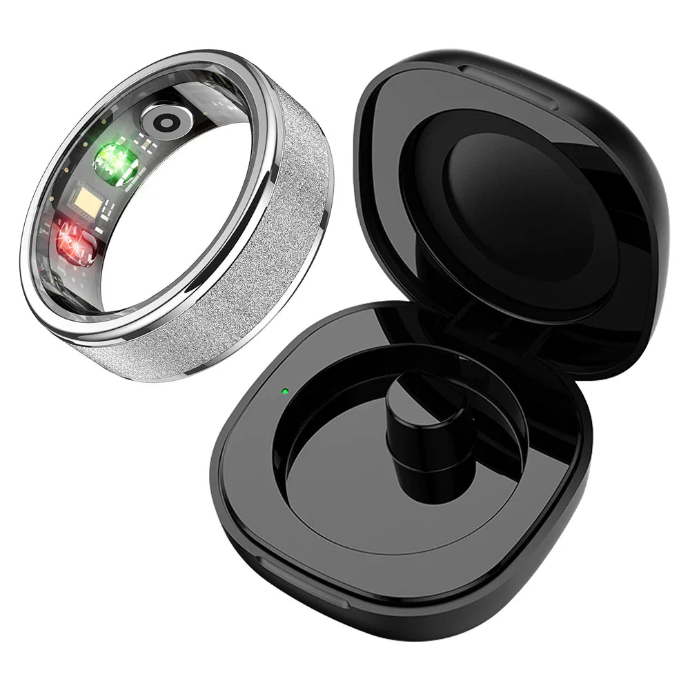 COLMI R10 Smart Ring with Charging Case for Men Women, Health and Sleep Monitor, 5ATM Waterproof, Multi-Sport Mode
