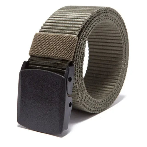Automatic Buckle Nylon Belt – Modern Men's Canvas Outdoor Belt 