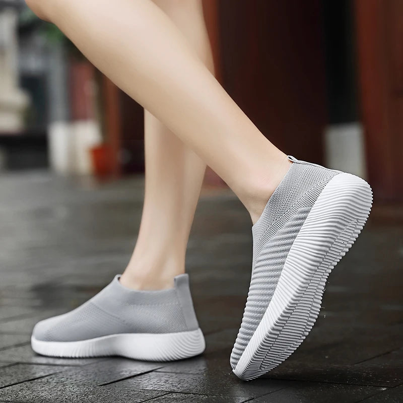 Platta slip-on  skor för kvinnor Lätta sneakers för kvinnor Casual - SmartnessBuyShop 