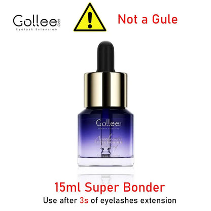 Gollee 5ml Eyelash Extension Glue 0.5 Second Fast Drying False Eye Lash Extension Glue Gollee Super Bonder Eyelash Glue Primer