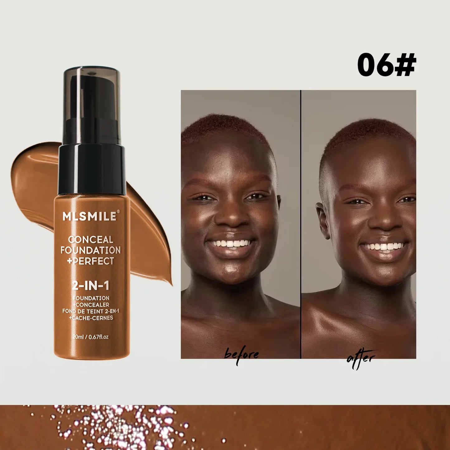 Waterproof Concealer Matt Foundation BB Cream Oil Control Foundation