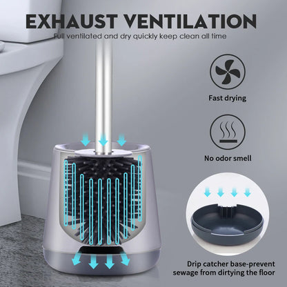 Silicone Wall Mounted Toilet Brush