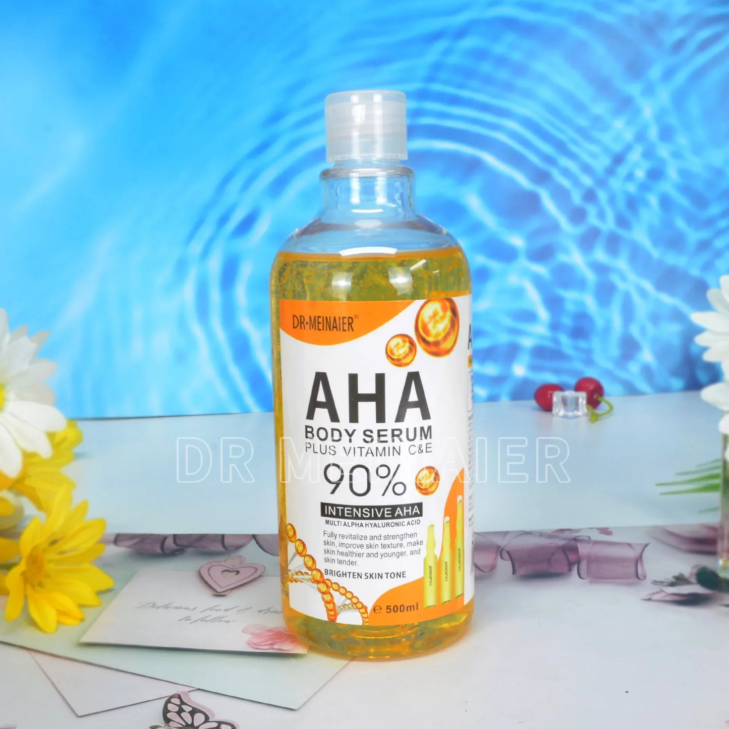 500ML Vitamin C AHA HYALURONIC &amp; NICOTINAMIDE Face Serum
