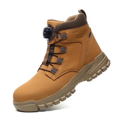 Waterproof safety boots for men, steel toe cap, work boots 