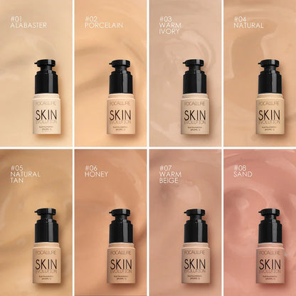Waterproof Matte Face Liquid Foundation Full Coverage Concealer