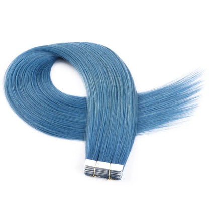 Colorful Tape In Human Hair Extensions 40pcs, 24" 26"