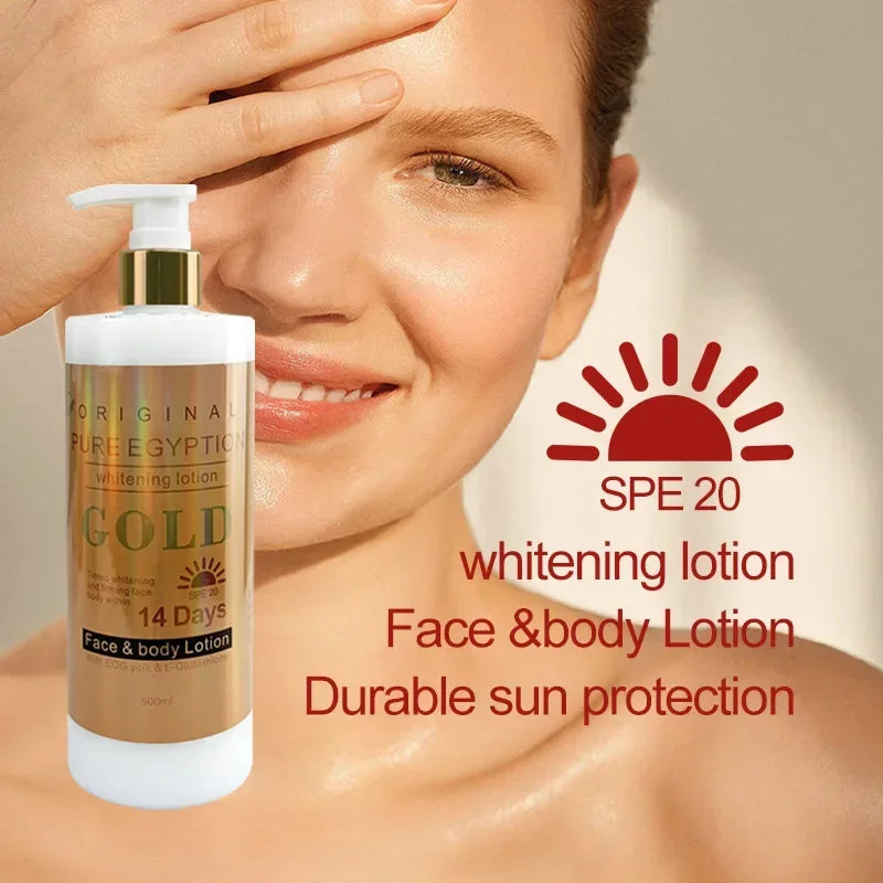 500ml Glutamate Body Skin Whitening Body Lotion