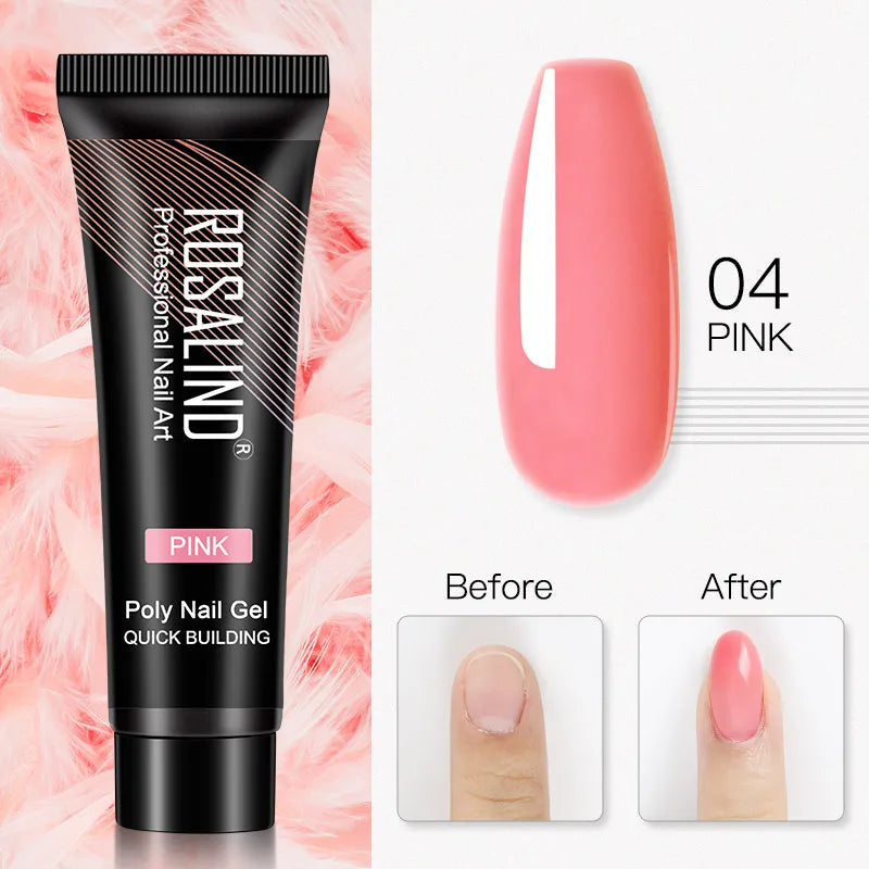 15 ml Poly Nail Gel cured with UV/LED lamp
