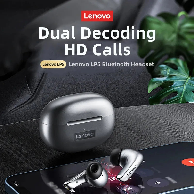 Choice Lenovo LP5 Wireless Bluetooth Earphone Fast Charging Long