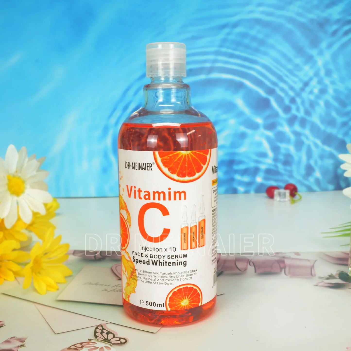 500ML Vitamin C AHA HYALURONIC &amp; NICOTINAMIDE Face Serum