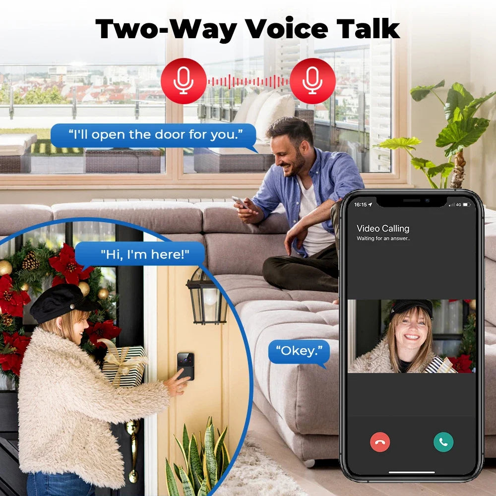 Smart WiFi Doorbell Home Tuya 