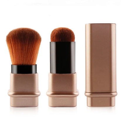 1 Piece Loose Powder Foundation Makeup Brush Mini Retractable Portable