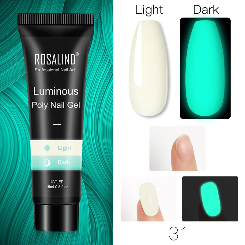 15 ml Poly Nail Gel cured with UV/LED lamp