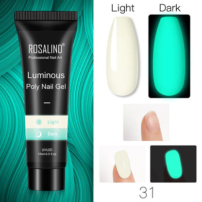 15 ml Poly Nail Gel cured with UV/LED lamp