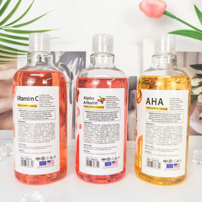 500ML Vitamin C AHA HYALURONIC &amp; NICOTINAMIDE Face Serum