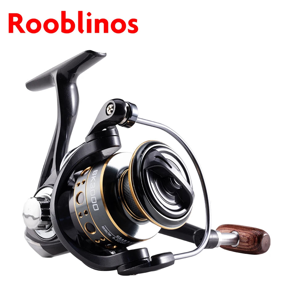 Rooblinos BK Spinning Fishing Reels For Saltwater Freshwater Metal