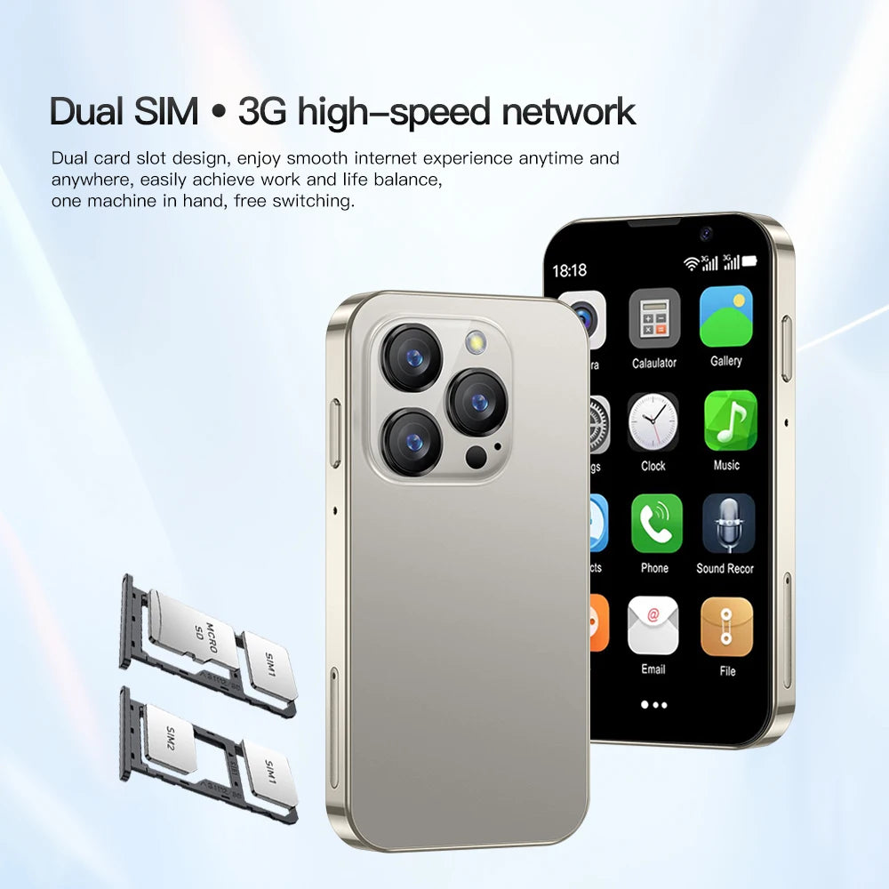 SERVO 16SE Mini Smartphone 16GB ROM Android 9.0 Wifi Dual SIM Standby