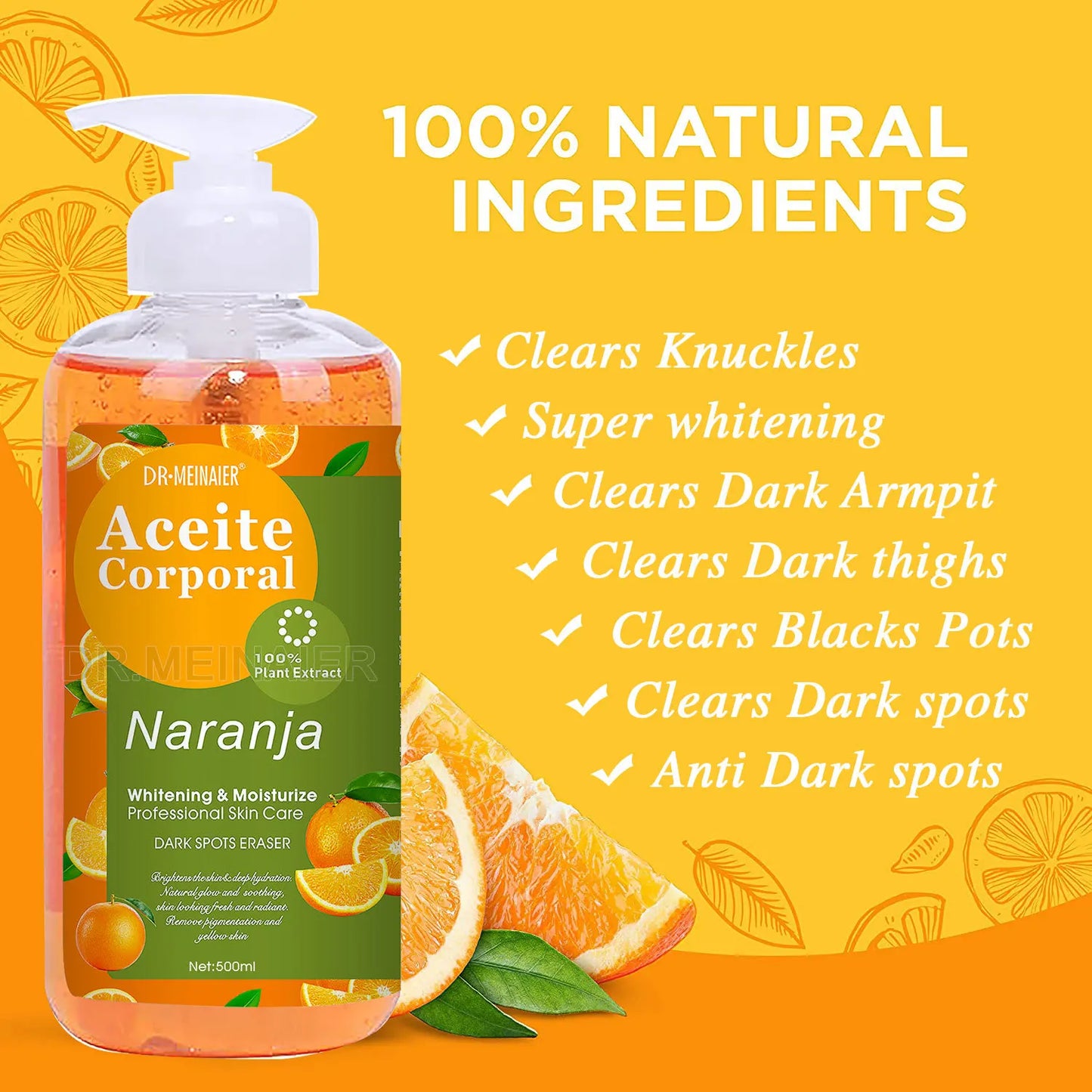 500ML Vitamin C AHA HYALURONIC &amp; NICOTINAMIDE Face Serum