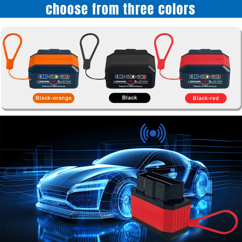 Car Scanner Bluetooth 5.0 for Android/IOS KONNWEI KW905 OBD2 – Engine Diagnostic Tool 