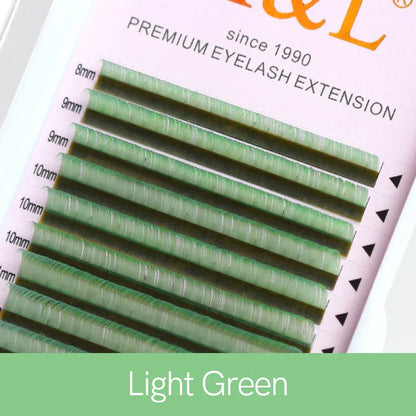 H&amp;L New C/D/CC Curl 0.07 mm Mix Length False Lashes Eyelash Individual Colored Lashes Faux Eyelash Extensions