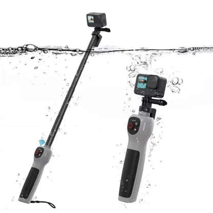 Telesin Selfie Stick Waterproof - 250-850mm with Remote for GoPro Hero13/12/11/Mini/10/9/8 Black / Max