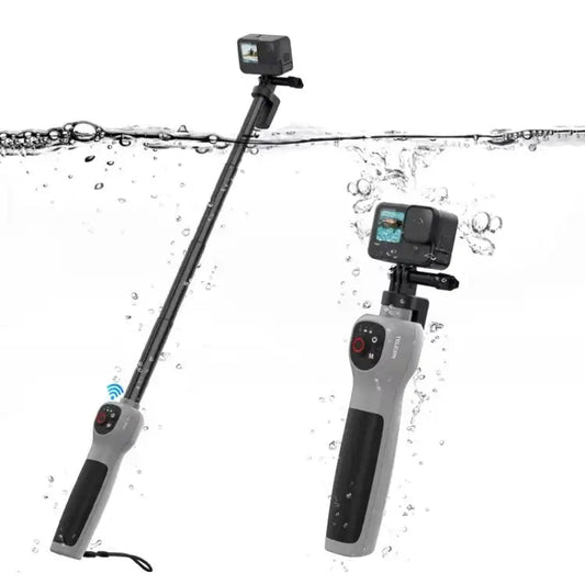 Telesin Selfie Stick Waterproof - 250-850mm with Remote for GoPro Hero13/12/11/Mini/10/9/8 Black / Max