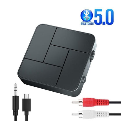 Bluetooth 5.0-ljudtransmitter och -mottagare