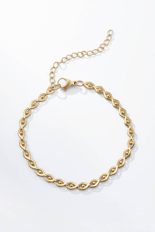 Öga Armband i Guld: Elegant, Justerbart & Vattenresistent