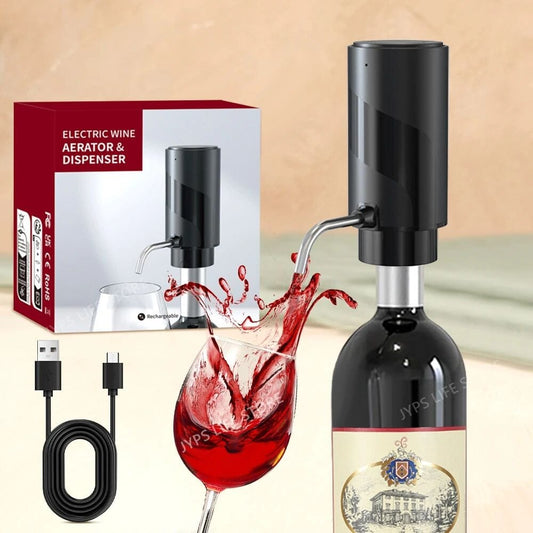Electric Wine Aerator &amp; Dispenser – Automatic Decanter for the Perfect Wine Experience