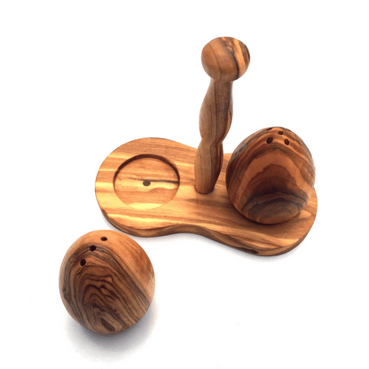 Olive wood salt &amp; pepper shaker