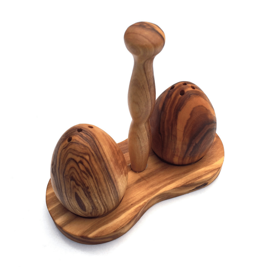 Olive wood salt &amp; pepper shaker