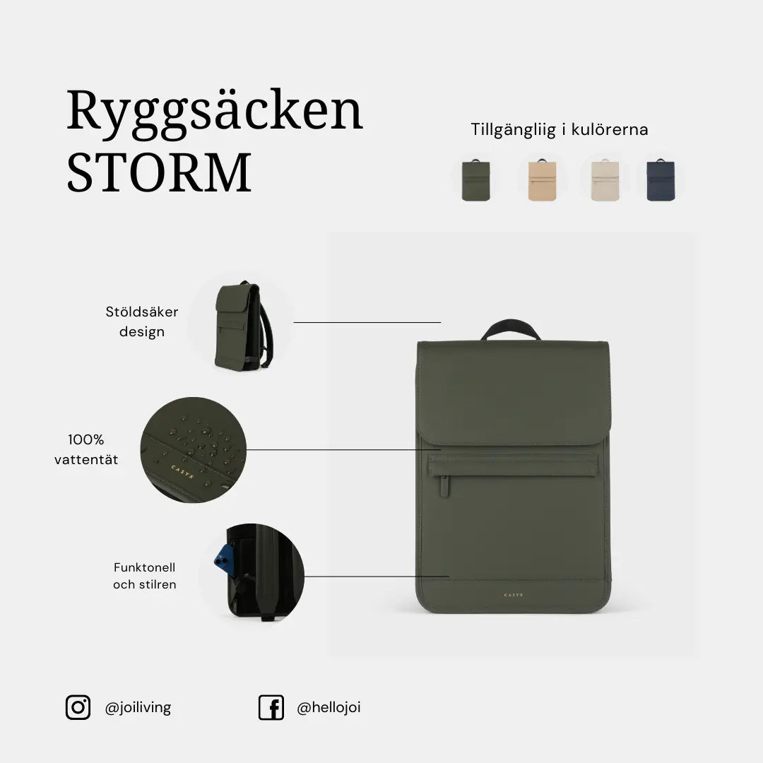 Storm backpack - Rainforest Green