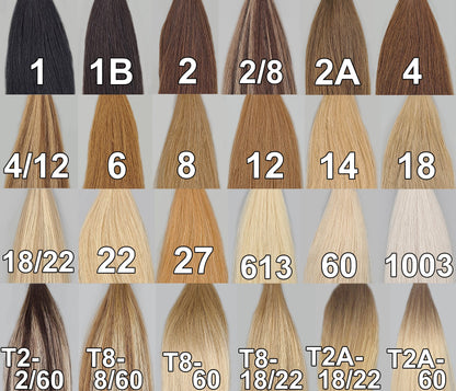 20″/51cm Tape In Human Hair Extensions 20pcs Brazilian Straight Adhensive Extension tape 